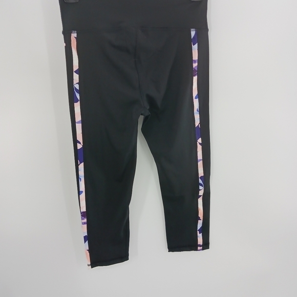 BEBE Sport Capri Leggings Women's Sporty Athleisure Elastic Waist Leggings S - Picture 3 of 6